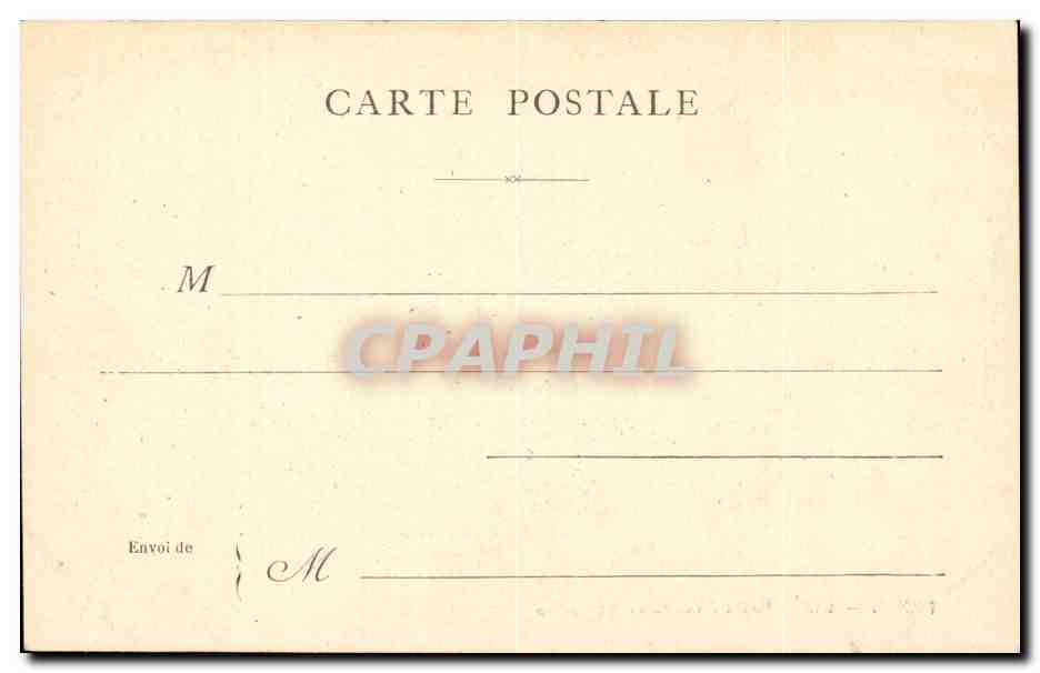 Paris - Pont des Arts et l'Institut - CPA  — Verso