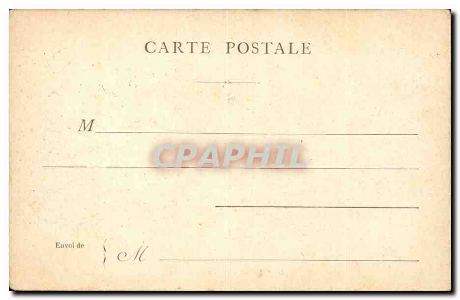 Paris - Vue Panoramique - CPA  — Rückseite