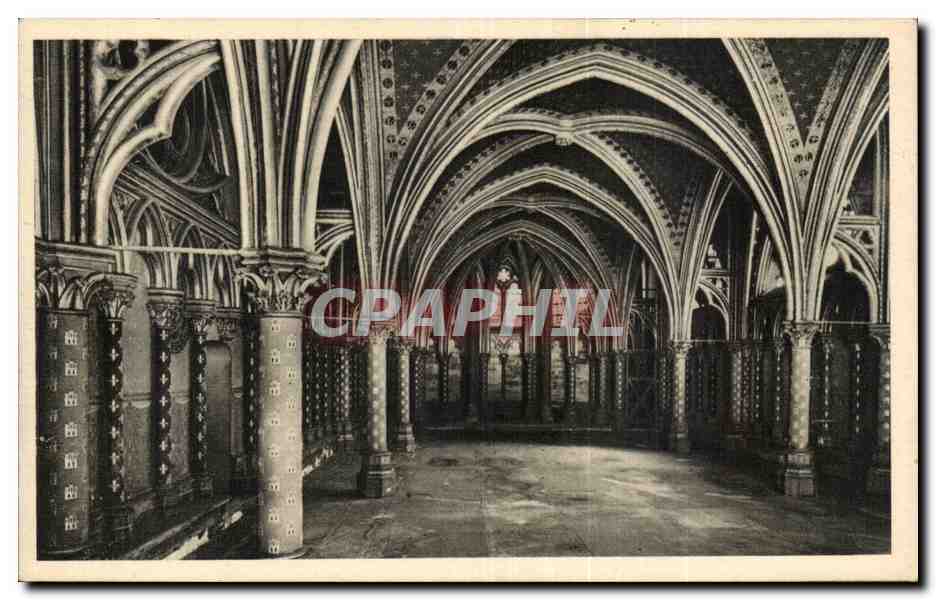 Paris - La Sainte Chapelle - Chapelle basse - CPA 