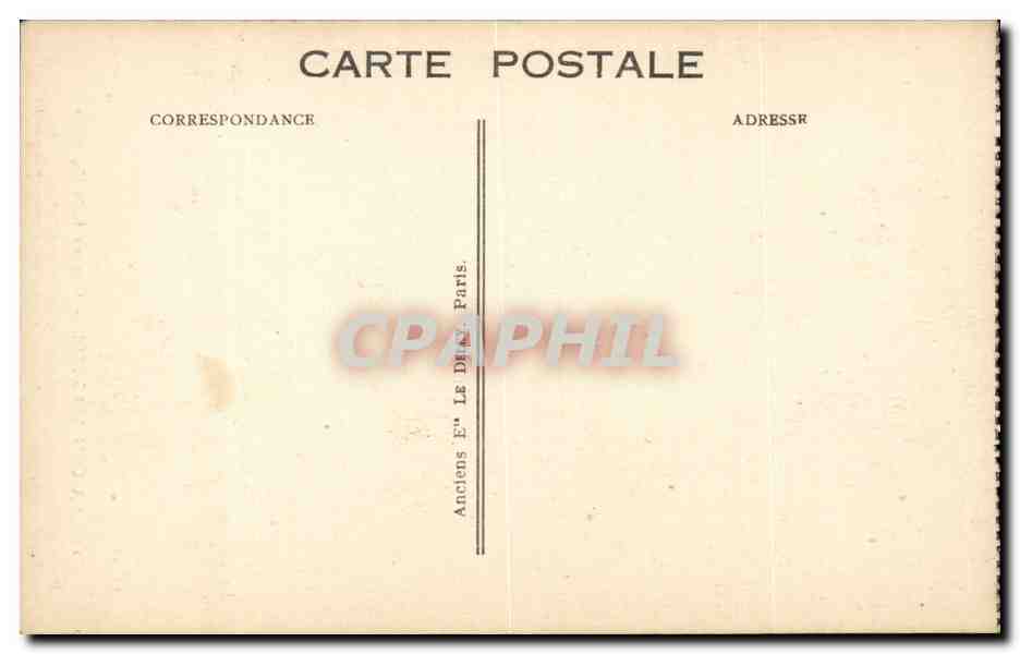 Paris - 1 - La Conciergerie Couteau de la Guillotine - CPA  — Verso