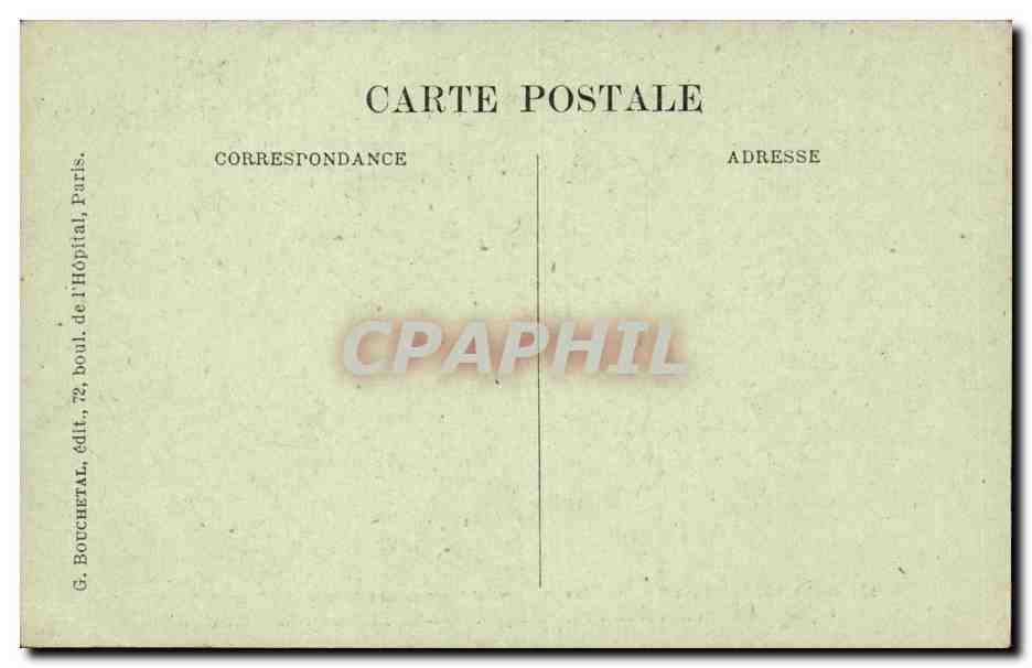 Paris - 3 - Musee Carnavalet - Meubles et Souvenir provenant de la petite Tour du Temple - CPA  — Rückseite