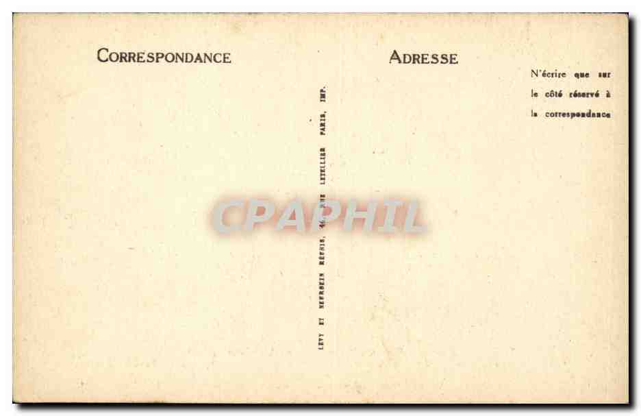 CPA Paris Fac simile des actes authentiques Requisition de la force armee por assurer l'execution de Marie Antoinette  — Rückseite
