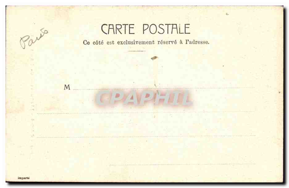 Paris - 8 - Monument de XVI - CPA  — Verso