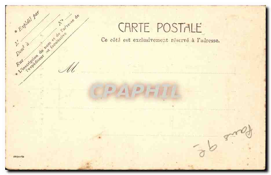 Paris - 6 - L'Eglise de la Trinite - CPA  — Verso