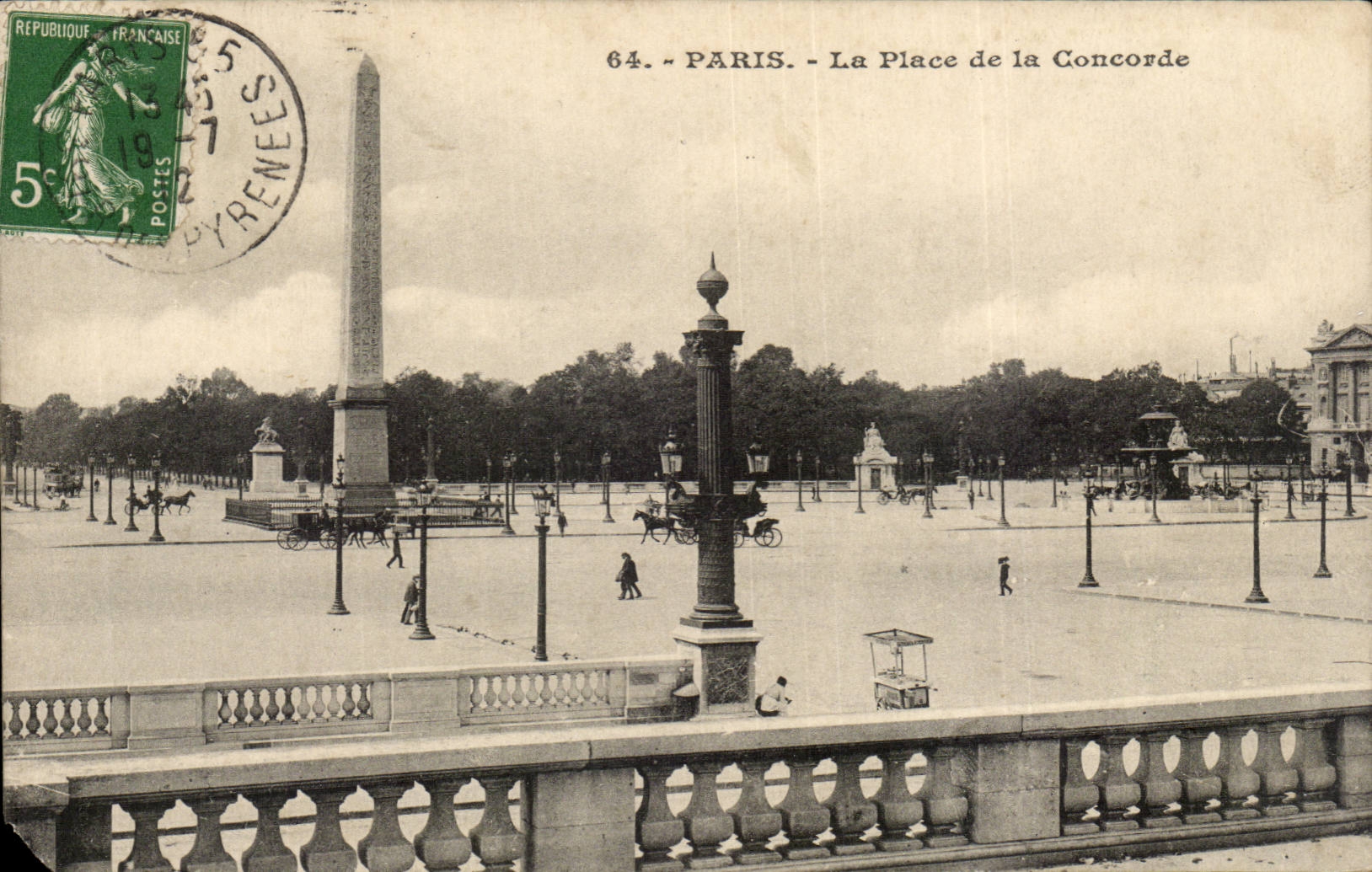 Paris - 8 - Place de la Concorde - CPA 