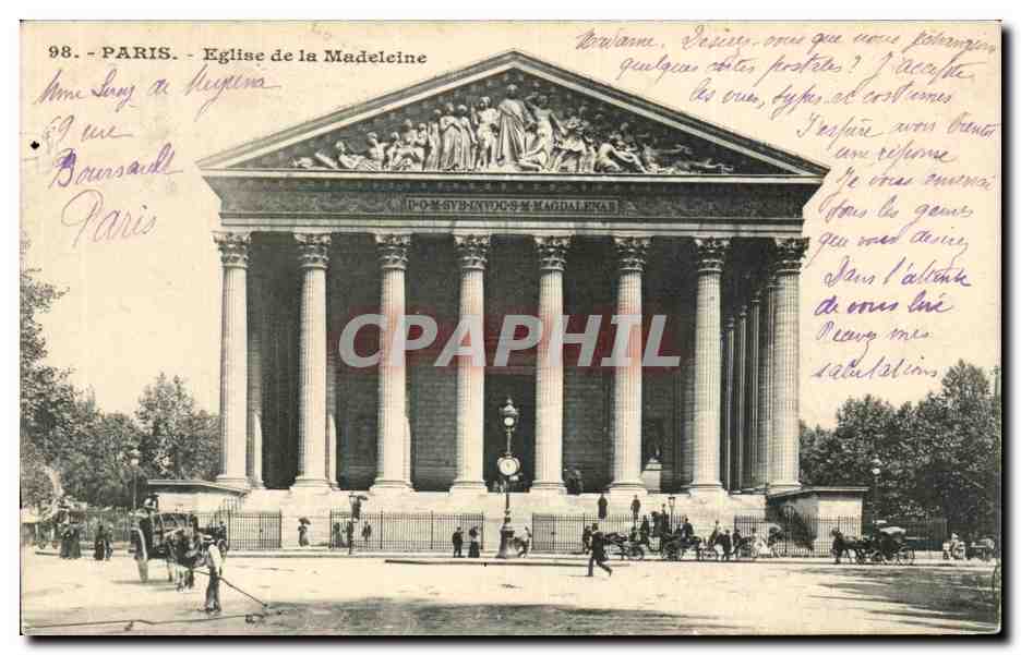 Paris - 8 - Eglise de la Madeleine - CPA 