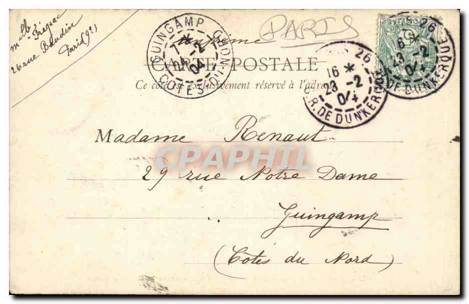 Paris - 16 - Le Bois de Boulogne en Automne - Resovoir de la Grande Cascade - CPA  — Rückseite