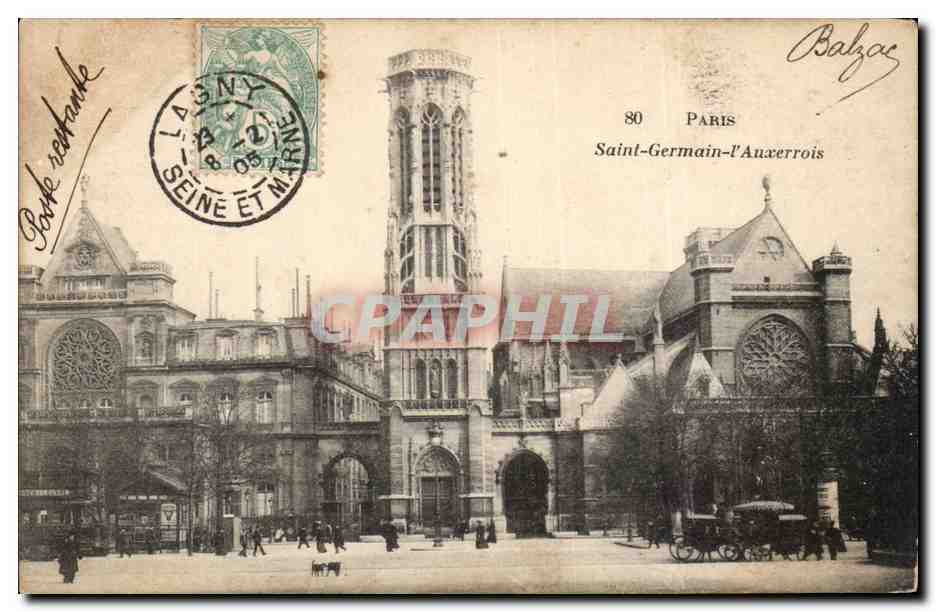 Paris - 1 - Saint Germain l'Auxerrois - CPA 
