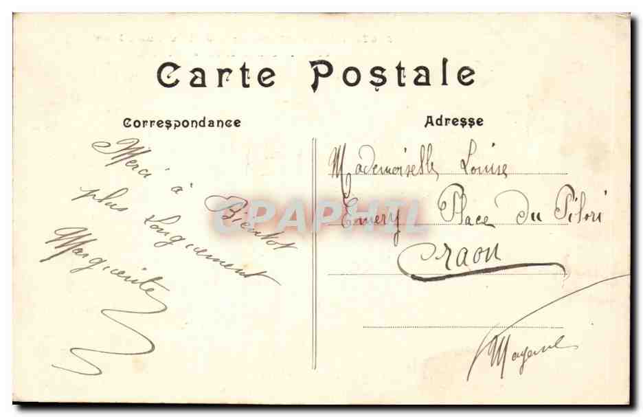 Paris - 16 - Panorama de l'avenue d'Iena et de l'avenue Kleber - CPA  — Rückseite