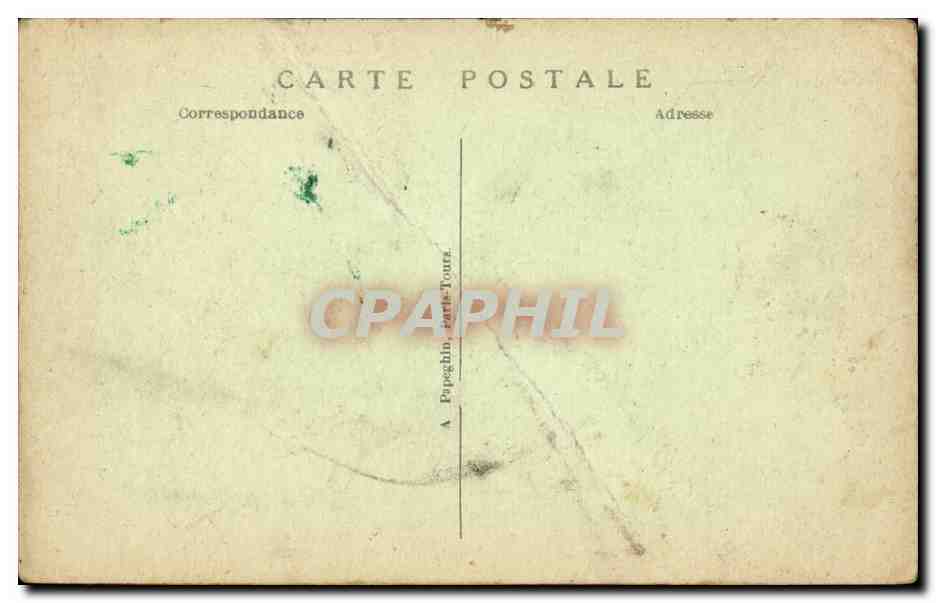 Paris - 1 - La Chambre des Deputes et le Pont de la Concorde - CPA  — Rückseite