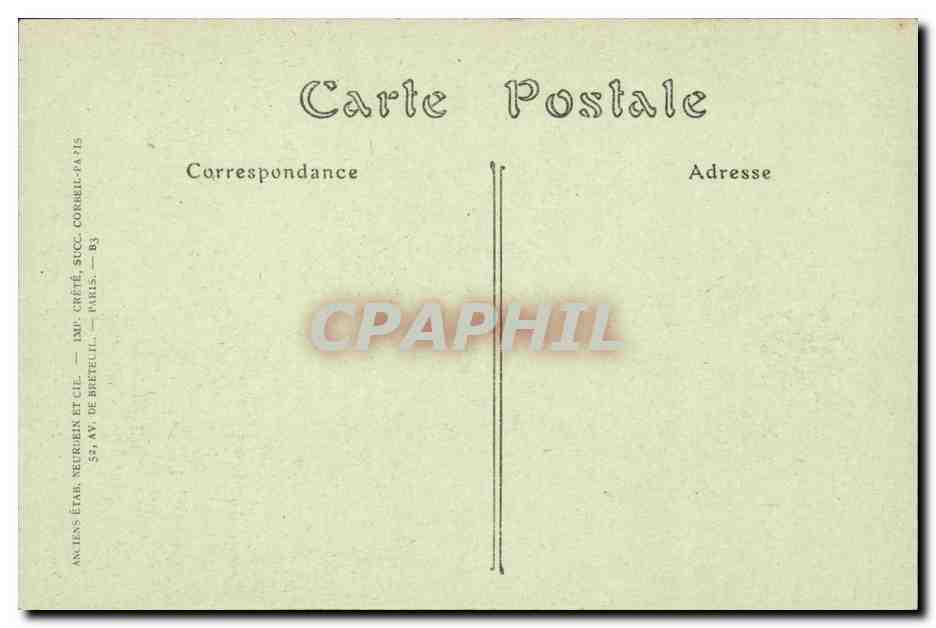 Paris - 4 - Notre Dame - Chimere - CPA  — Verso