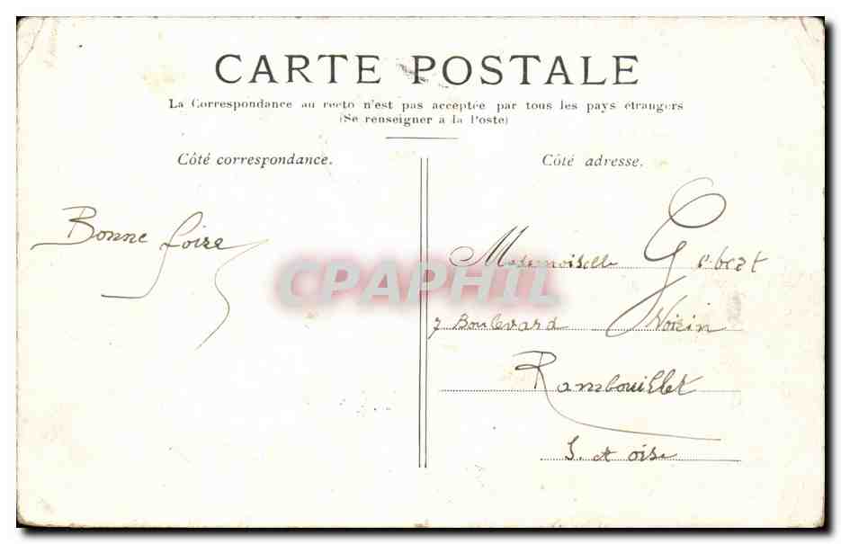 Paris - 9 - Boulevard des Italiens - CPA  — Verso