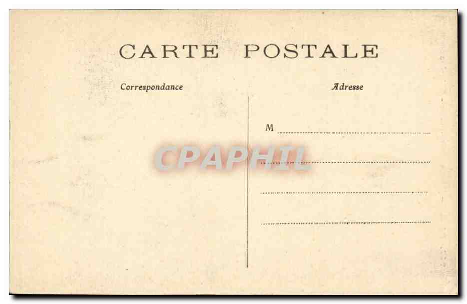 Paris - 4 - Notre Dame - Chimere - vache - CPA  — Verso