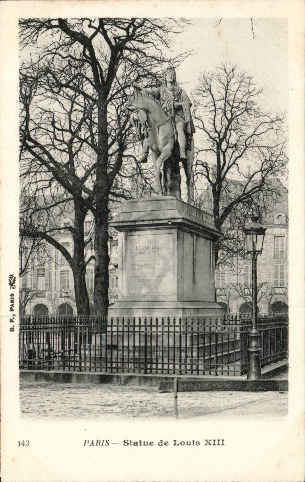 Paris - 1 - Statue de Louis XVIII CPA 