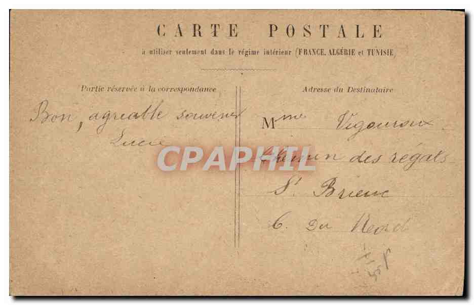Paris - 1 - L'Institut et Pont des Arts - CPA  — Verso