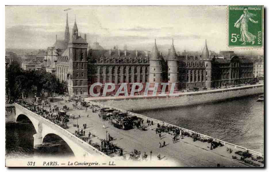 Paris - 1 - La Conciergerie CPA 