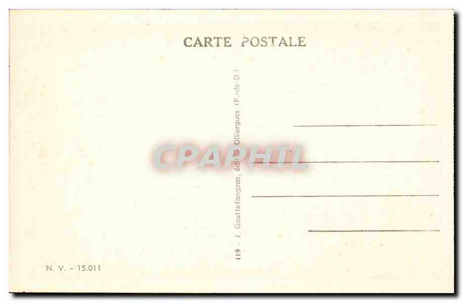 Vichy - Notre Dame des Malades CPA  — Verso