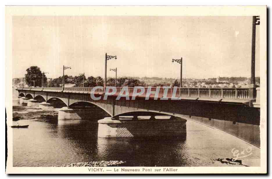 Vichy - Le Nouveau Pont sur l'Alier CPA 