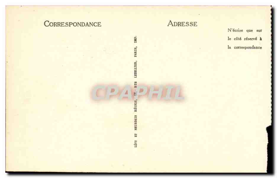 Lourdes - Le Calvaire Breton et La Basilique CPA  — Verso