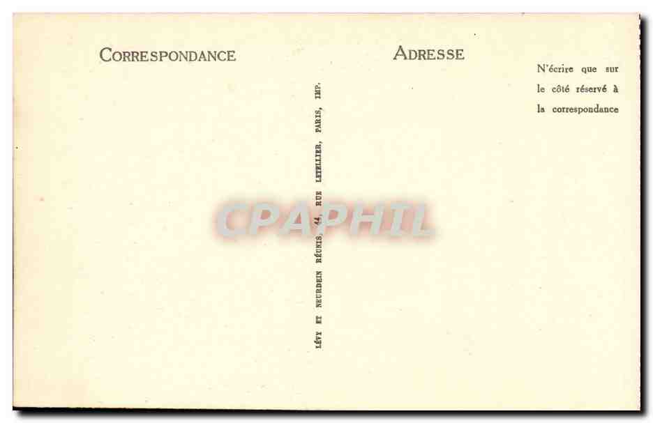 Lourdes - La Basilique et le Gave CPA  — Verso