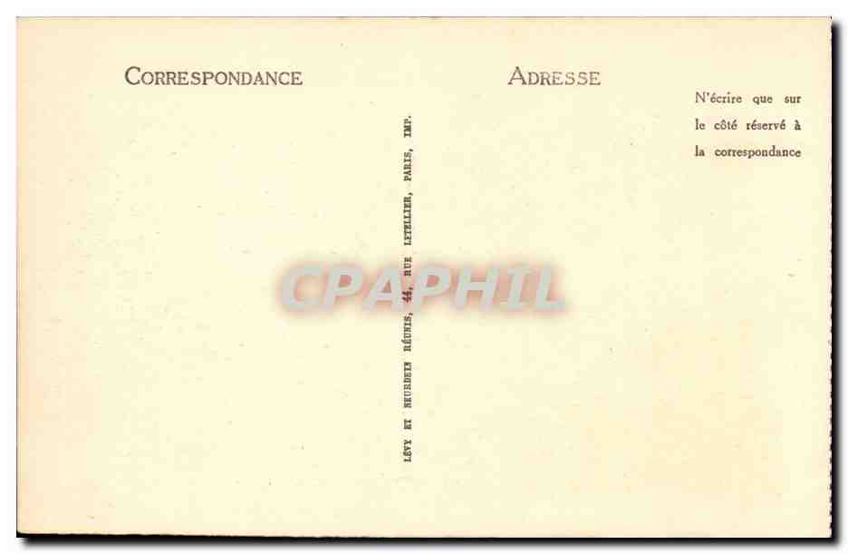 Lourdes - La Basilique CPA  — Verso
