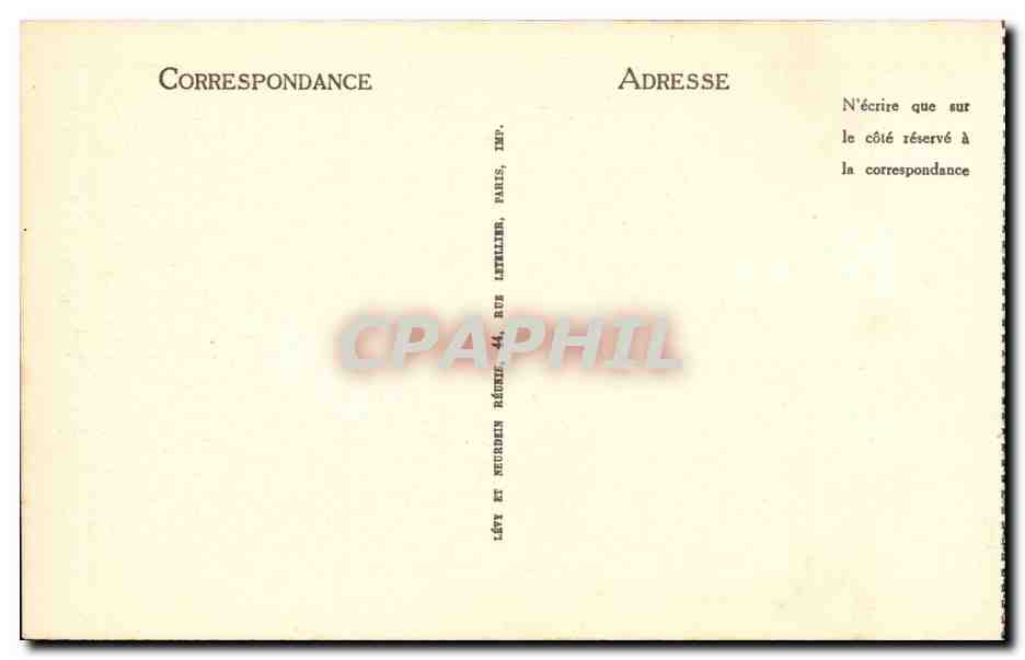 Lourdes - Apparition de la Vierge CPA  — Rückseite