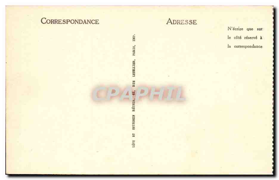Lourdes - La Grotte CPA  — Verso