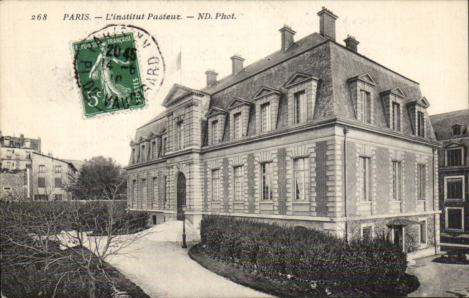 Paris - 15 - L'Institut Pasteur - CPA 