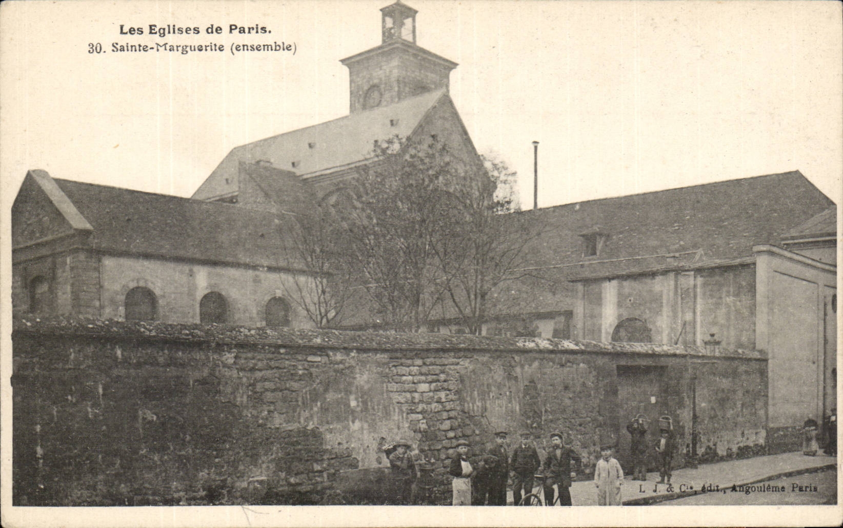 Église Sainte-Marguerite de Paris — ensemble — L. J. & Cie, édit. Angoulême Paris