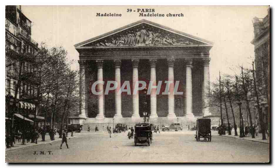 Paris - 8 - La Madeleine CPA 