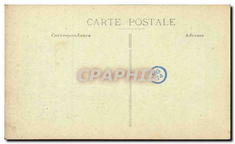 Paris - 8 - La Madeleine CPA  — Verso
