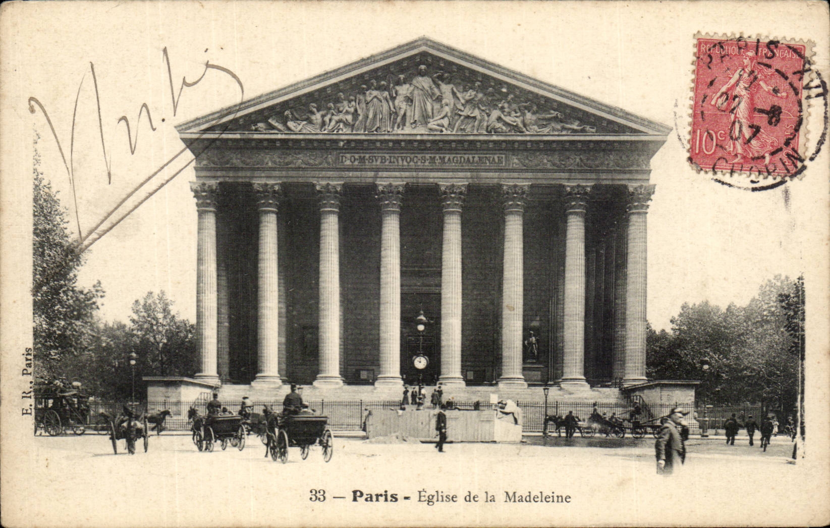 Paris - 8 - La Madeleine - CPA 