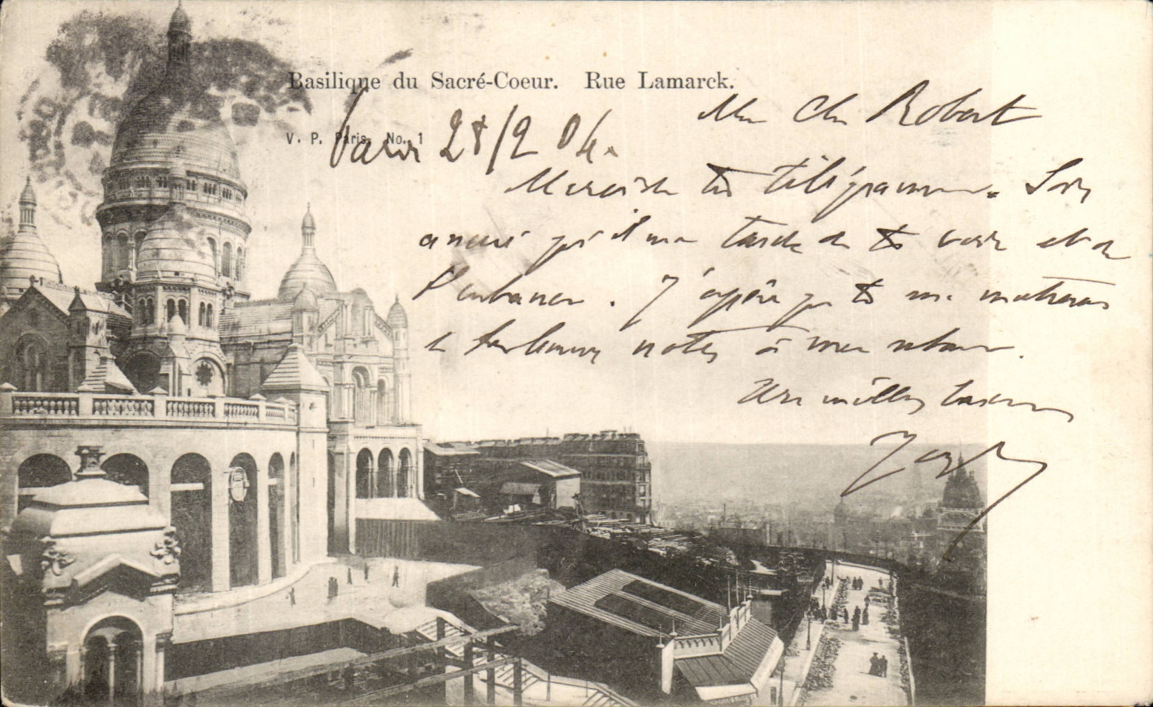 Paris - 18 - Sacre Coeur - Montmartre - Rue Lamarck - CPA 