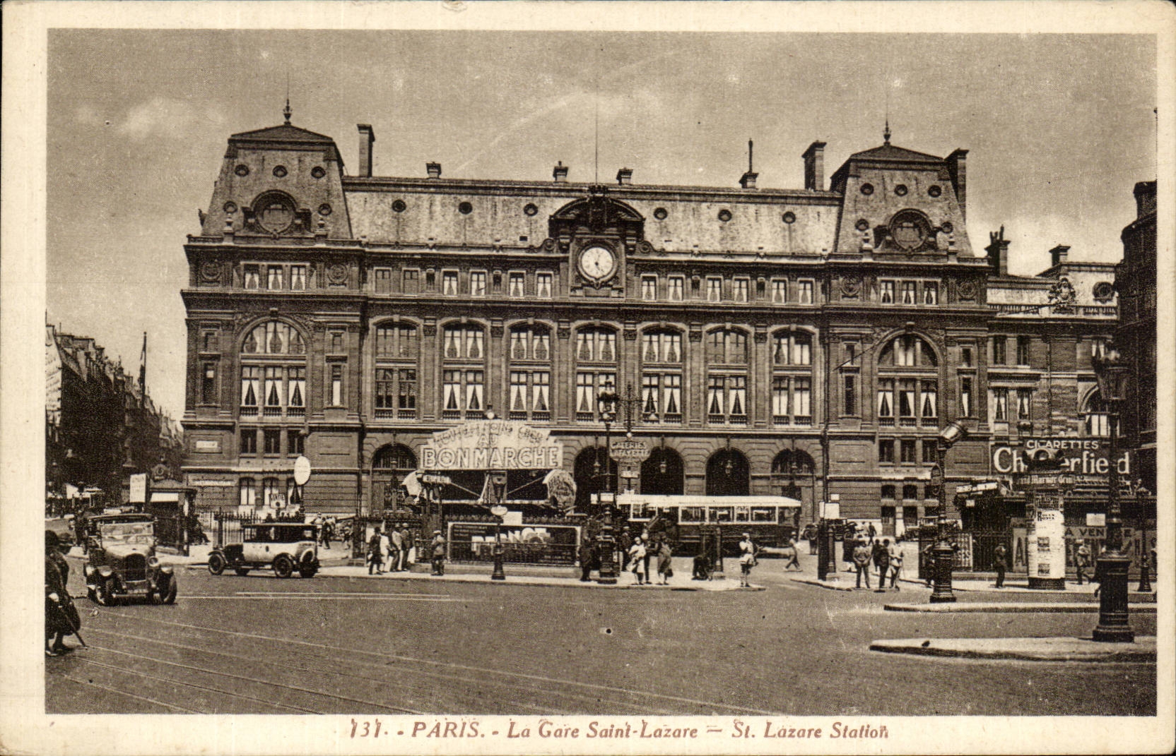 Paris - 8 - Gare Saint Lazare - CPA 