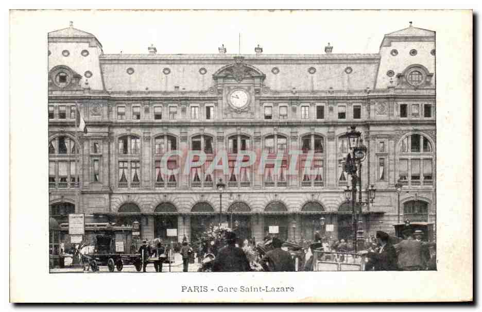 Paris - 8 - Gare Saint Lazare - CPA 