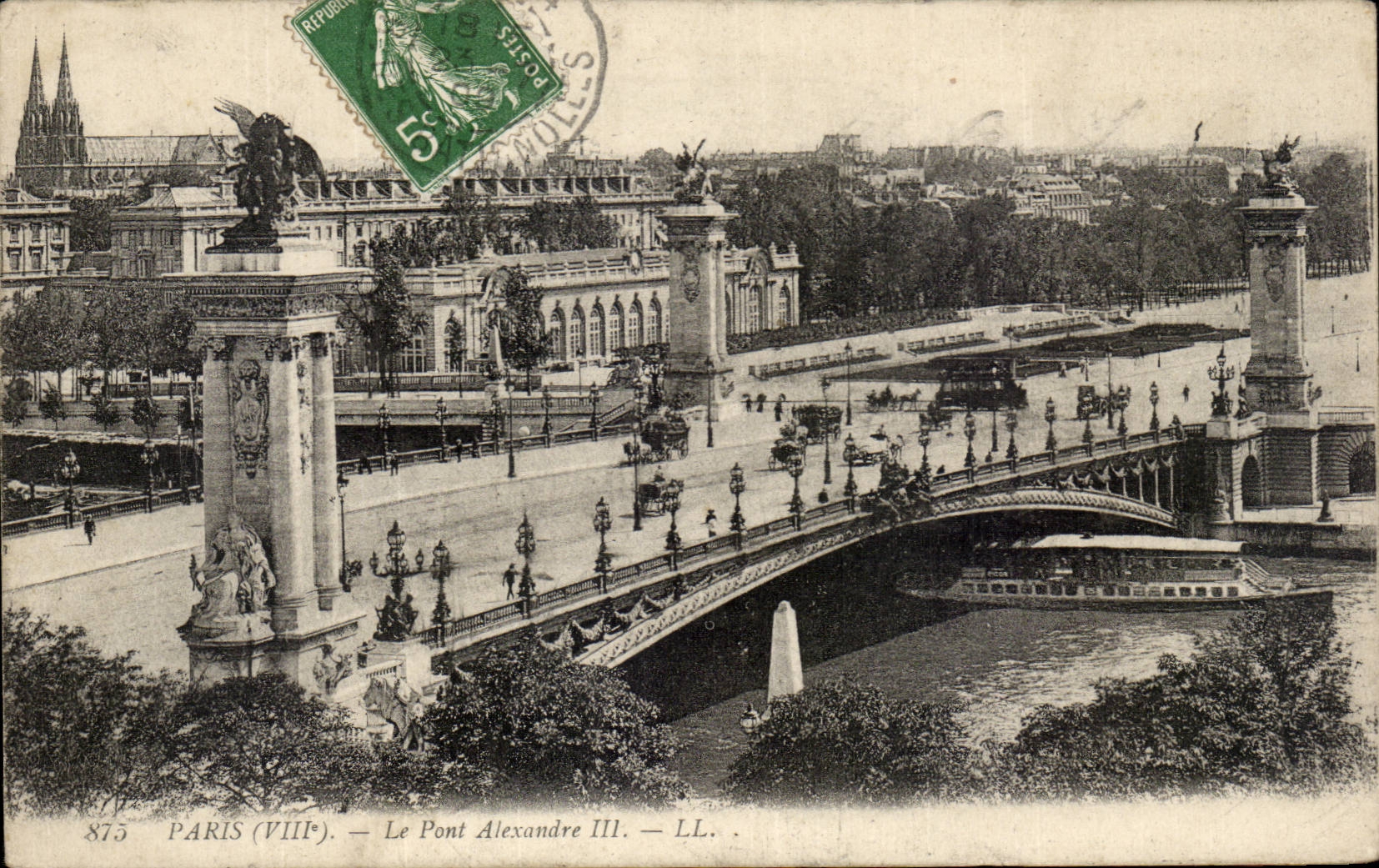 Paris - 8 - Le Pont Alexandre III - CPA 