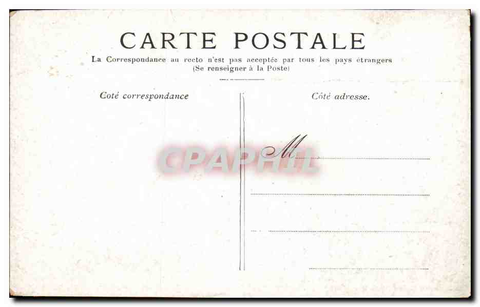 Paris - 8 - Place de la Concorde - CPA  — Verso