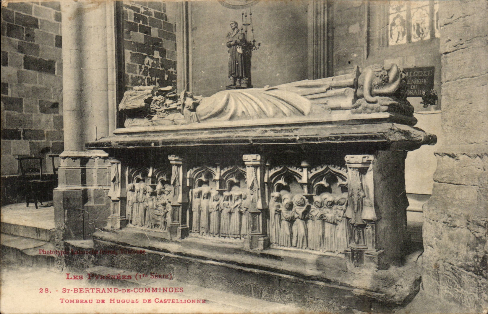 CPA St Bertrand de Comminges Tombeau de Hugues de Castellionne