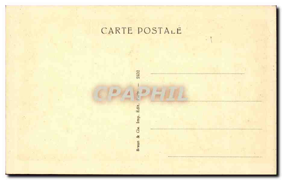 CPA Paris Musee de Cluny L'apparition du diable Travail napolitain (17eme) — Rückseite