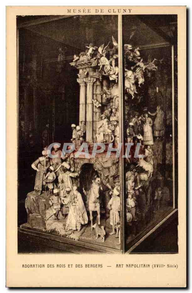 CPA Paris Musee de Cluny Adoration des rois et des bergers Art napolitain 