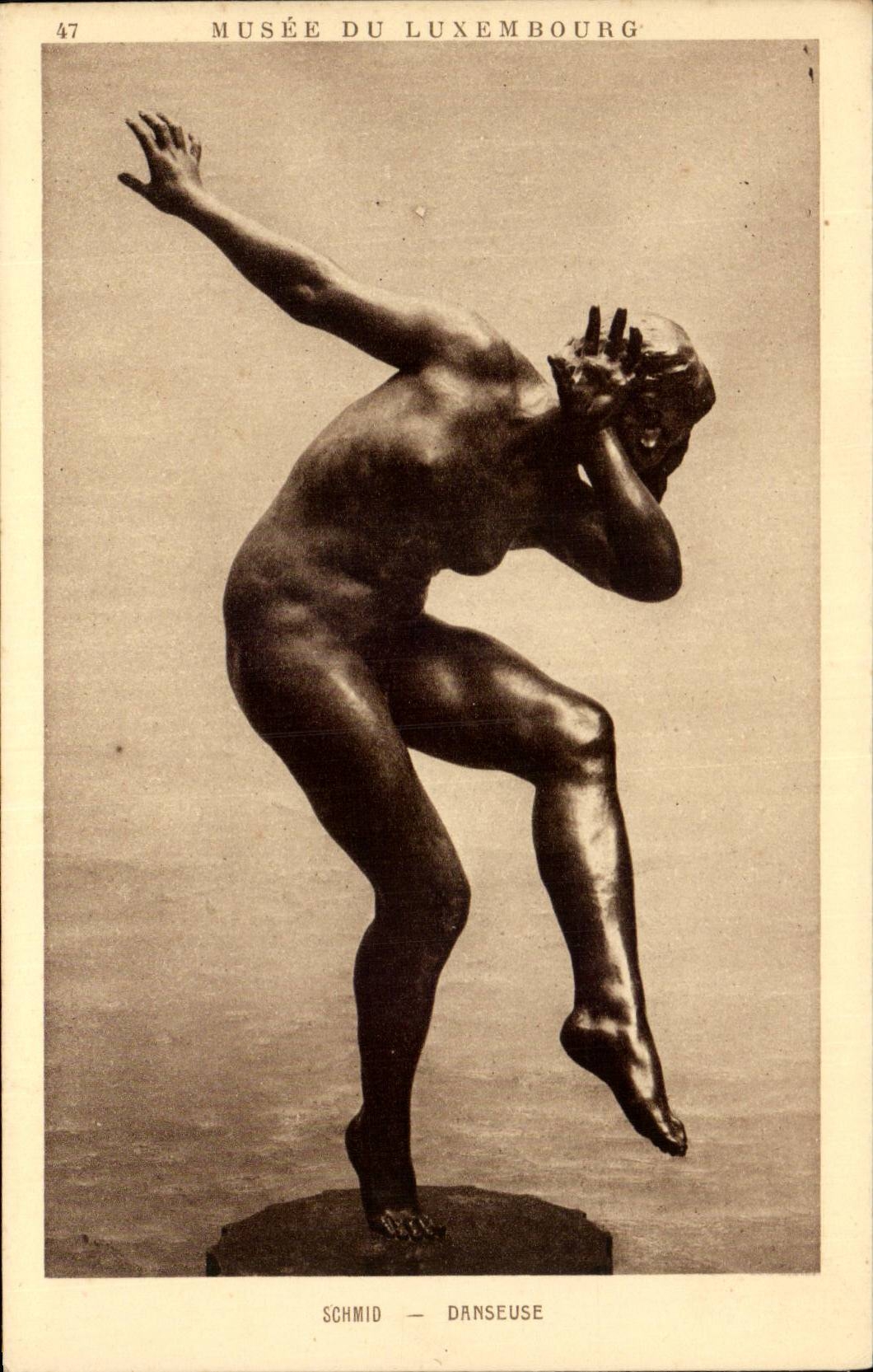 CPA Paris Musee du Luxembourg Schmid Danseuse