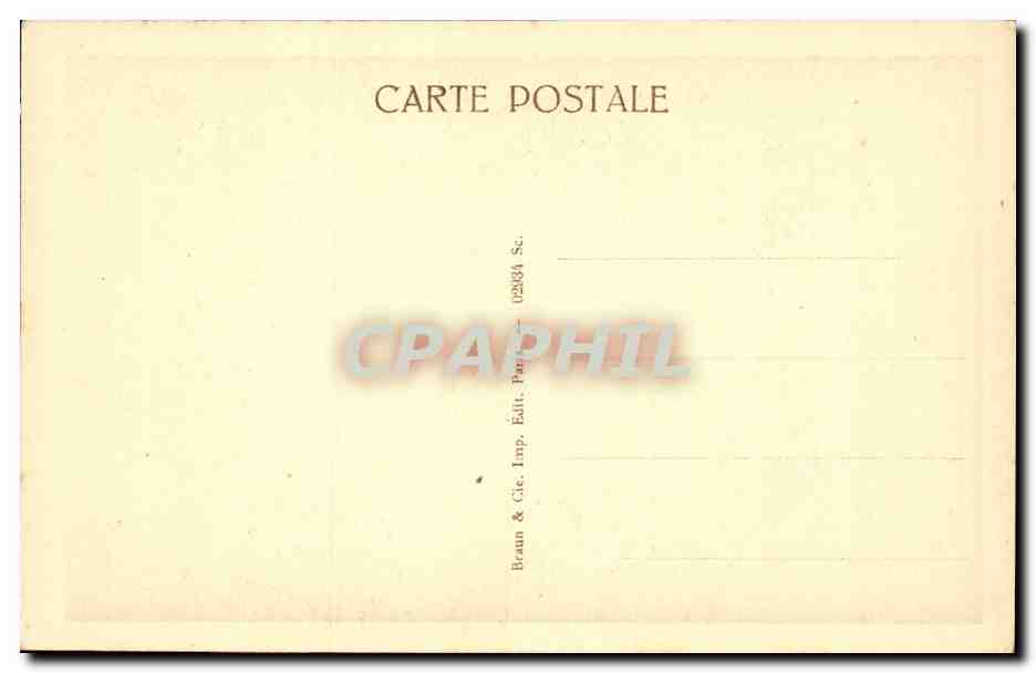 CPA Paris Musee du Luxembourg Yvonne Serruys Jeunesse — Rückseite