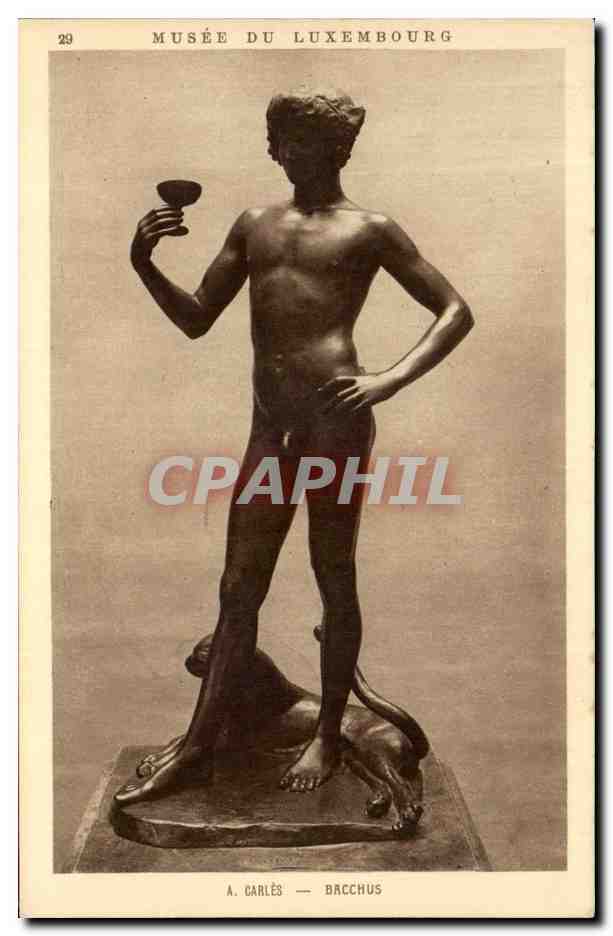 CPA Paris Musee du Luxembourg A CArles Bacchus