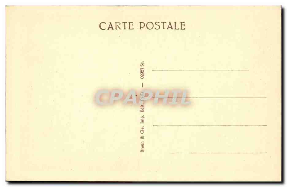 CPA Paris Musee du Luxembourg A CArles Bacchus — Rückseite