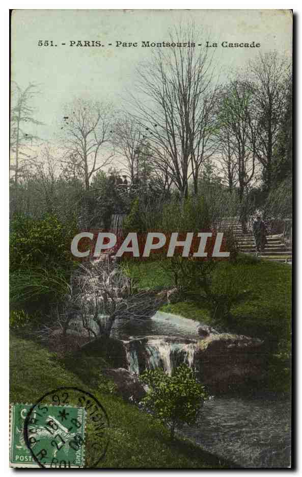 Paris CPA Parc montsouris La cascade