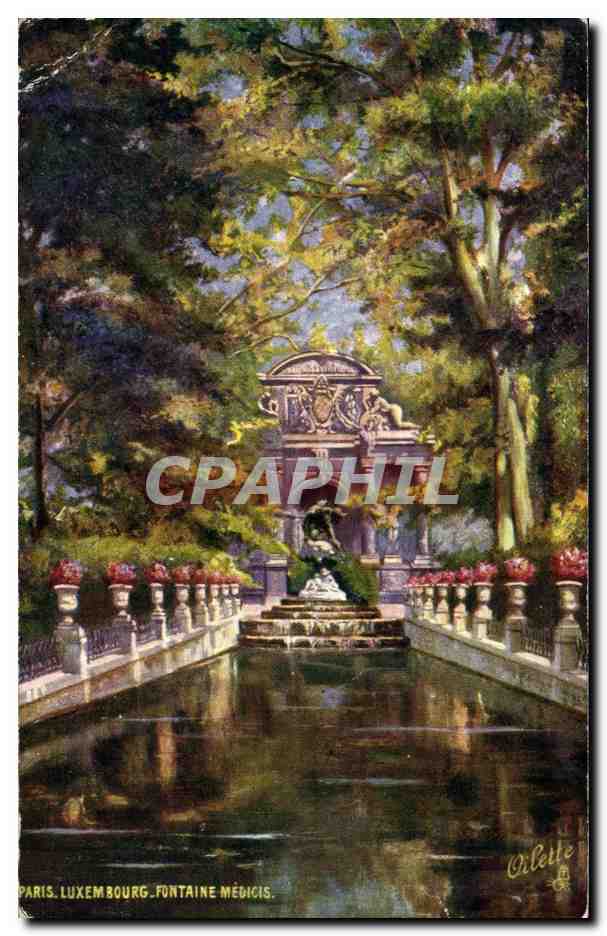 Paris CPA luxembourg Fontaine medicis