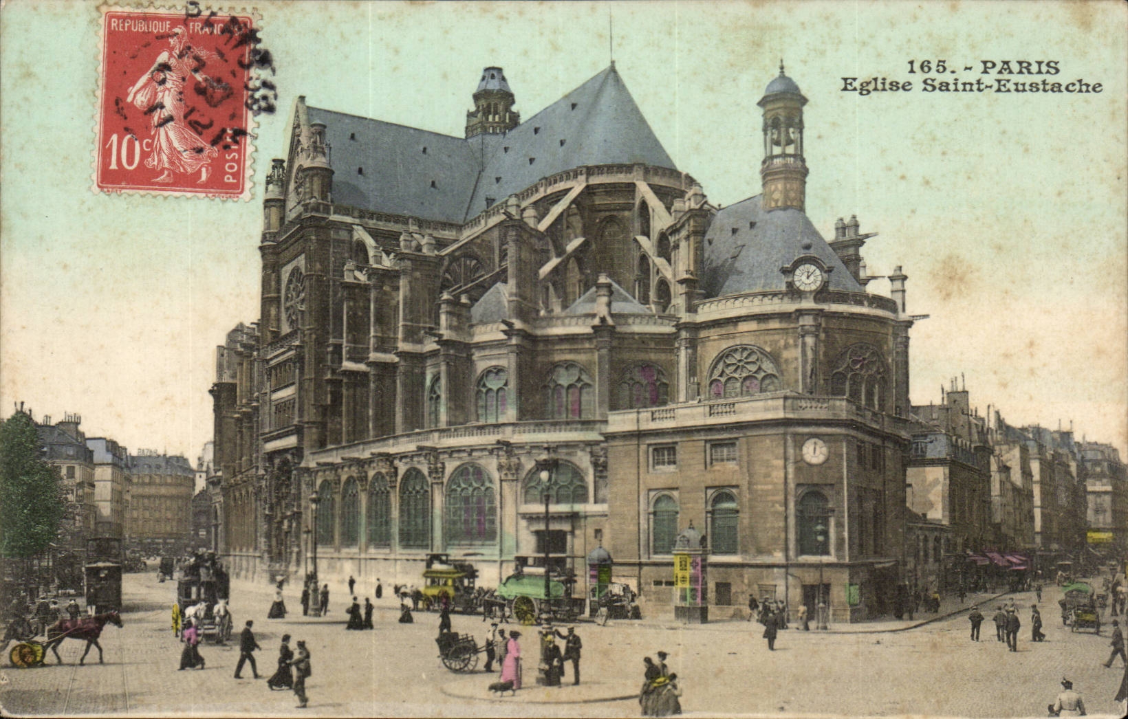 Paris CPA Eglise Sainte Eustache