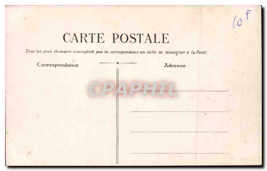 Paris CPA porte Saint Denis Les boulevards — Rückseite