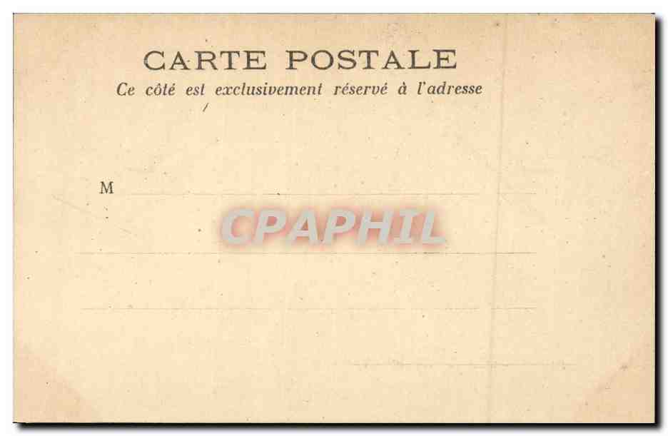 Paris CPA Arc de triomphe de l'etoile — Rückseite