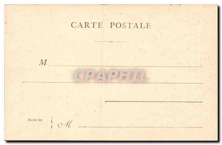 Paris CPA Le theatre francais — Rückseite